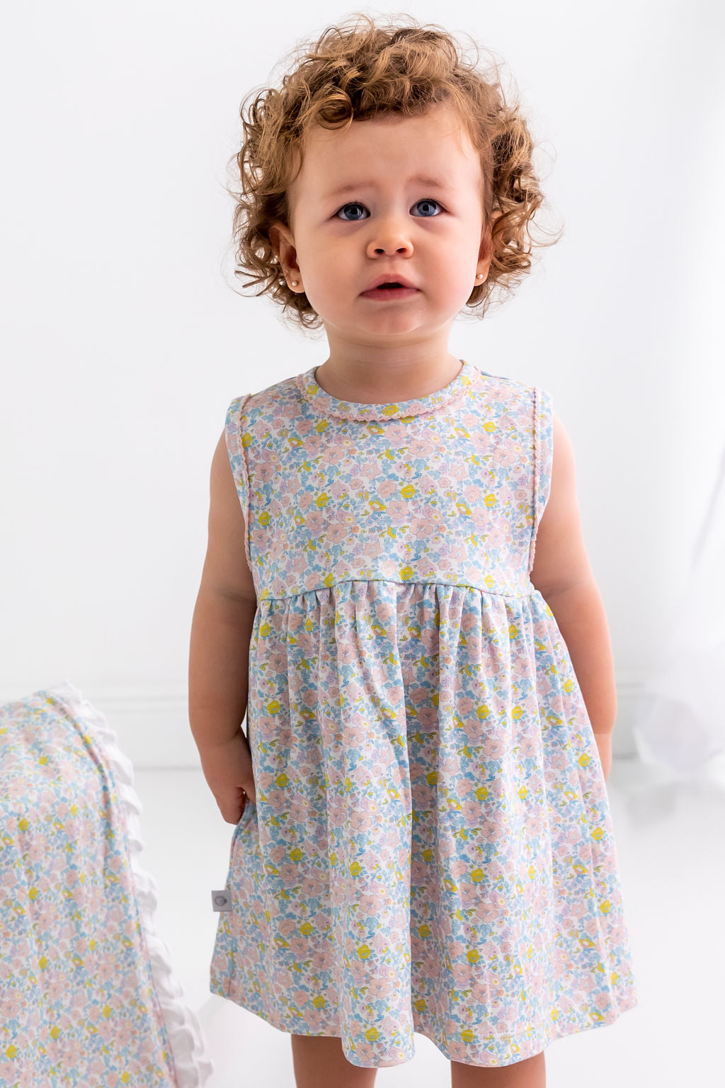 Liberty Pima Cotton Baby Dress w/ Bloomer