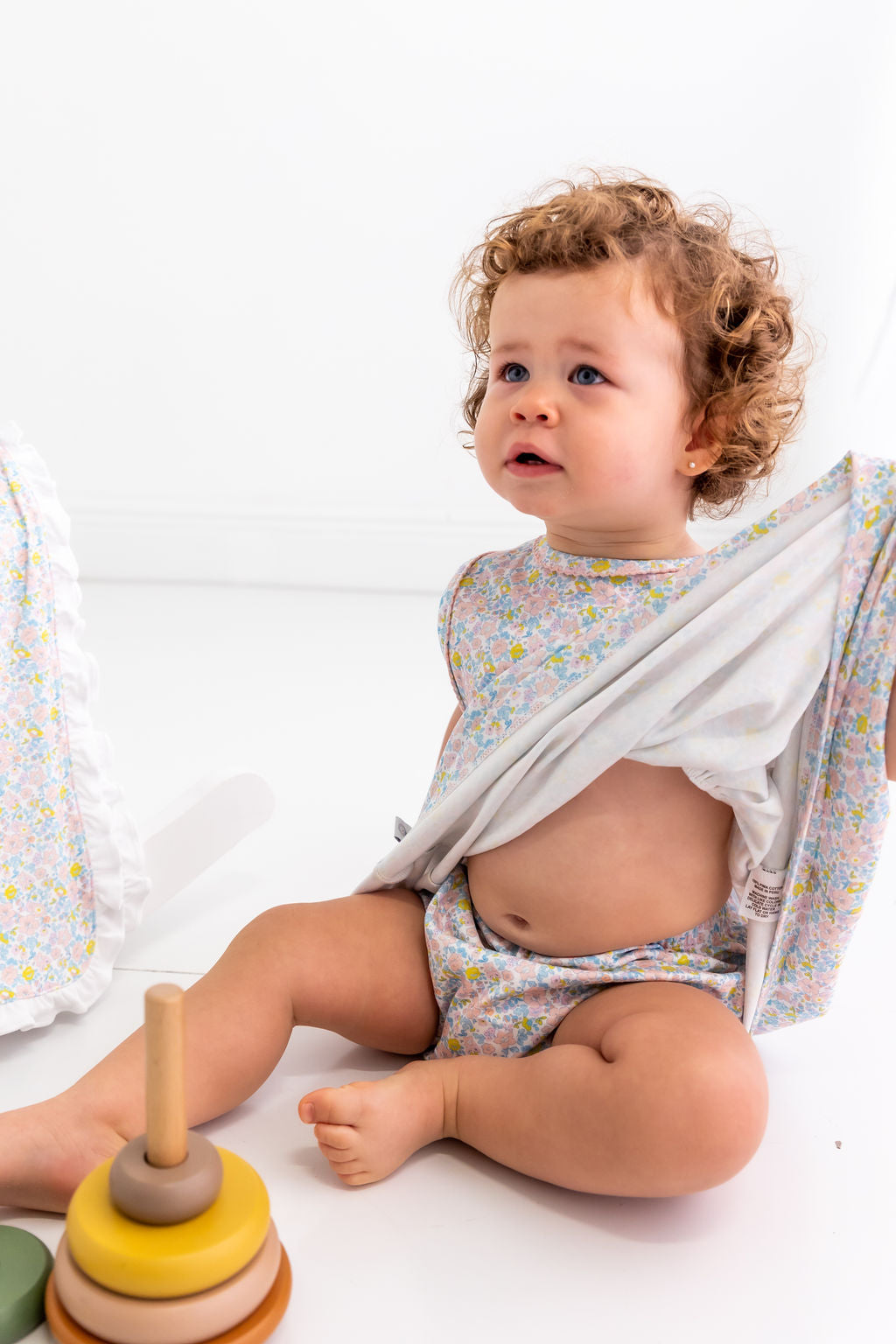 Liberty Pima Cotton Baby Dress w/ Bloomer