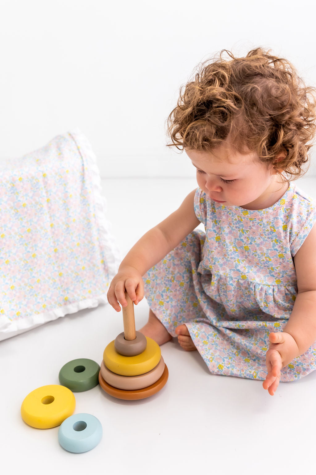 Liberty Pima Cotton Baby Dress w/ Bloomer