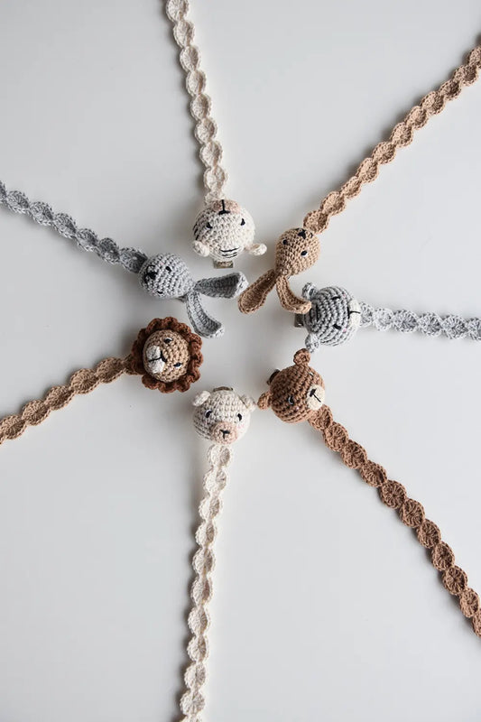 Kint Pacifier Clip Animals