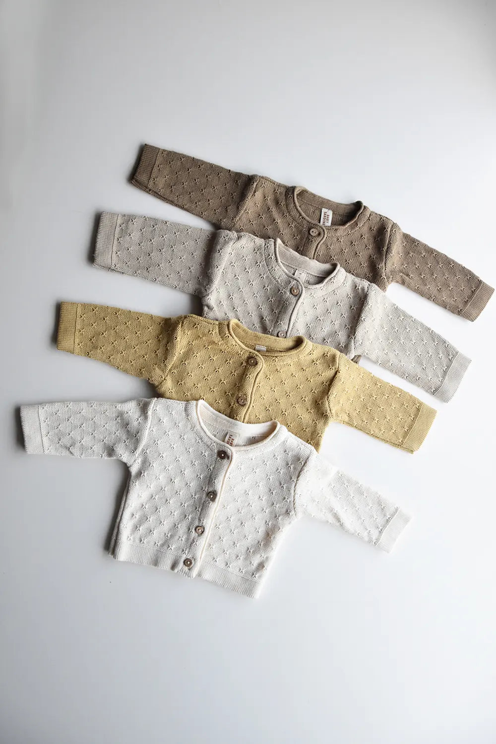 Knit Jacket Dolphin Brown