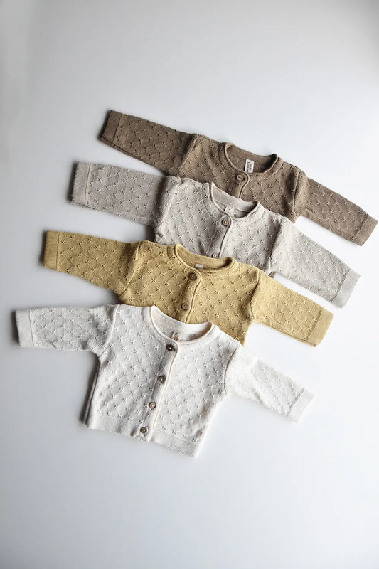 Knit Jacket Dolphin Natural