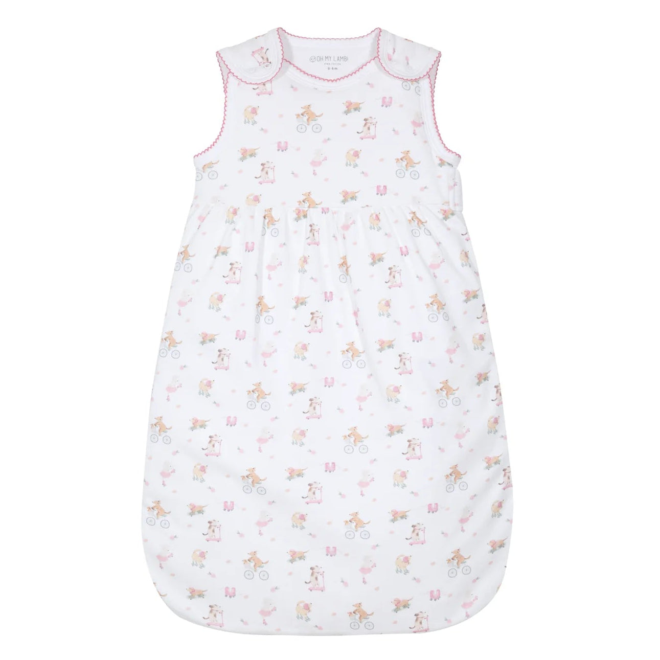 Roller Pups Girl Pima Cotton Sleep Sack