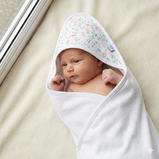 Miss Flamingo Hooded Towel